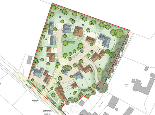 Court Road, St Nicholas at Wade - List