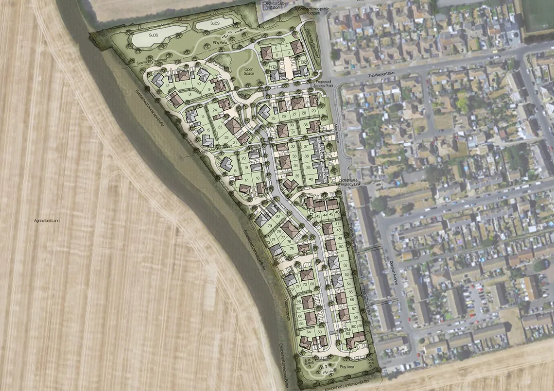 Land at Allen Avenue, Birchington - Detail